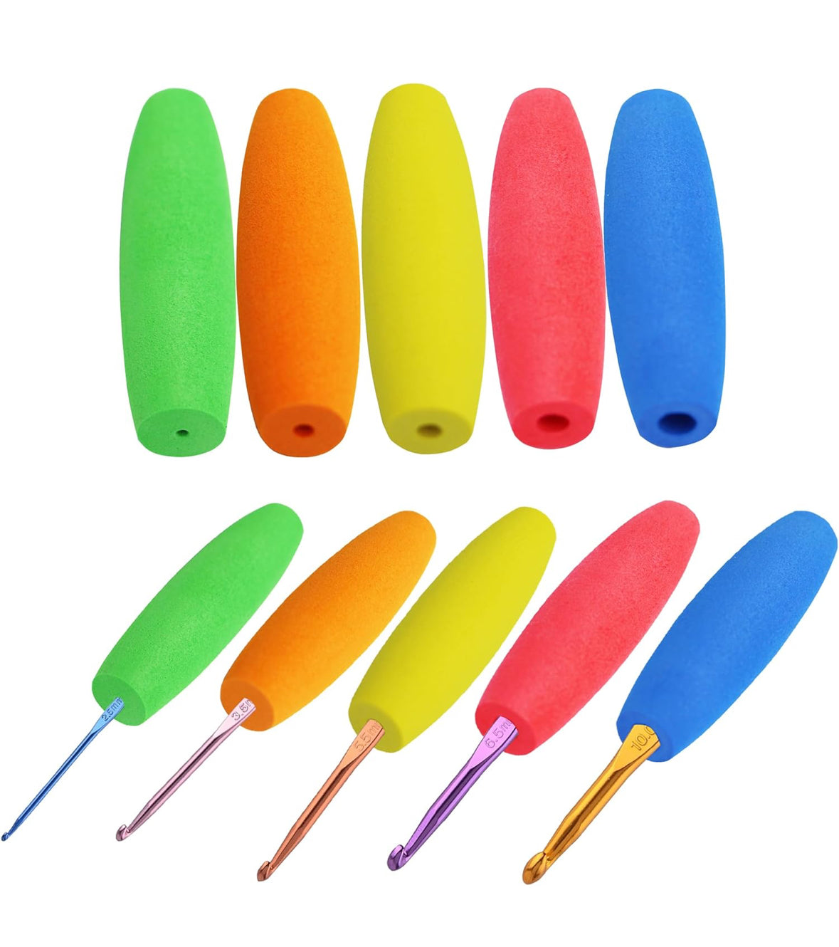Crochet Hook Grips Set - Prismatic Fiber Arts