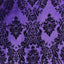 Damask Flocked Taffeta Fabric - Prismatic Fiber Arts