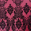 Damask Flocked Taffeta Fabric - Prismatic Fiber Arts