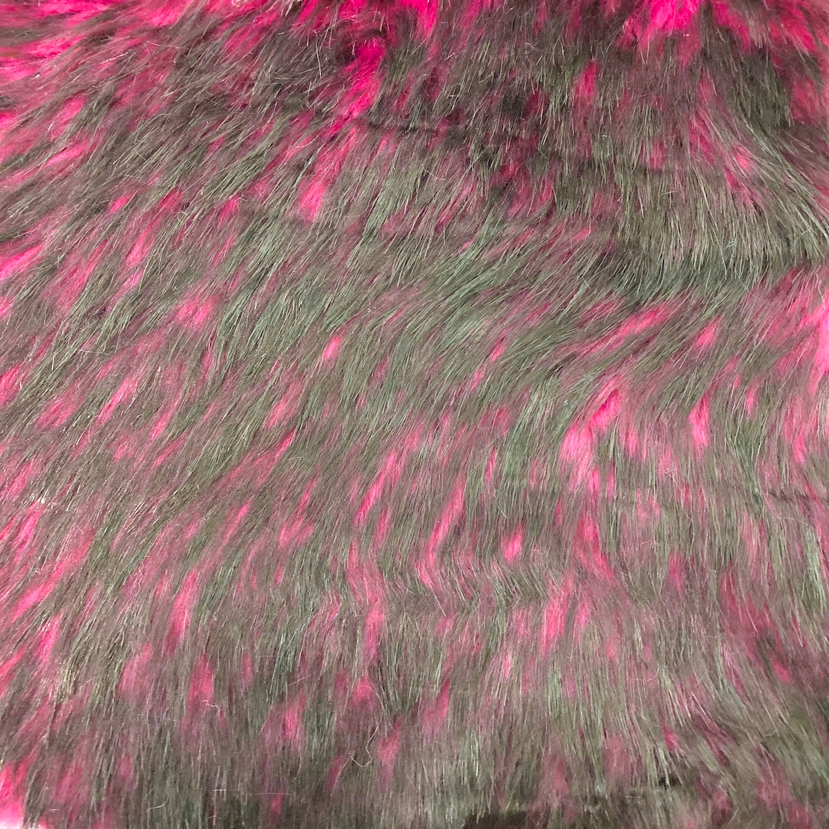 Husky Print Long Pile Shaggy Faux Fur Fabric - Prismatic Fiber Arts