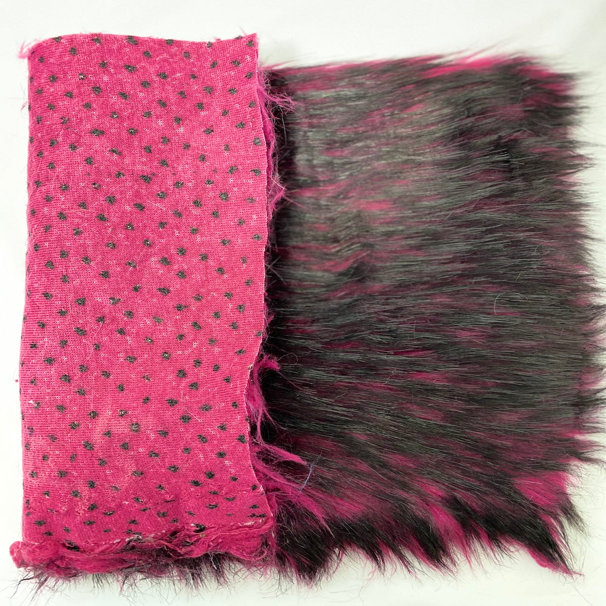 Husky Print Long Pile Shaggy Faux Fur Fabric - Prismatic Fiber Arts