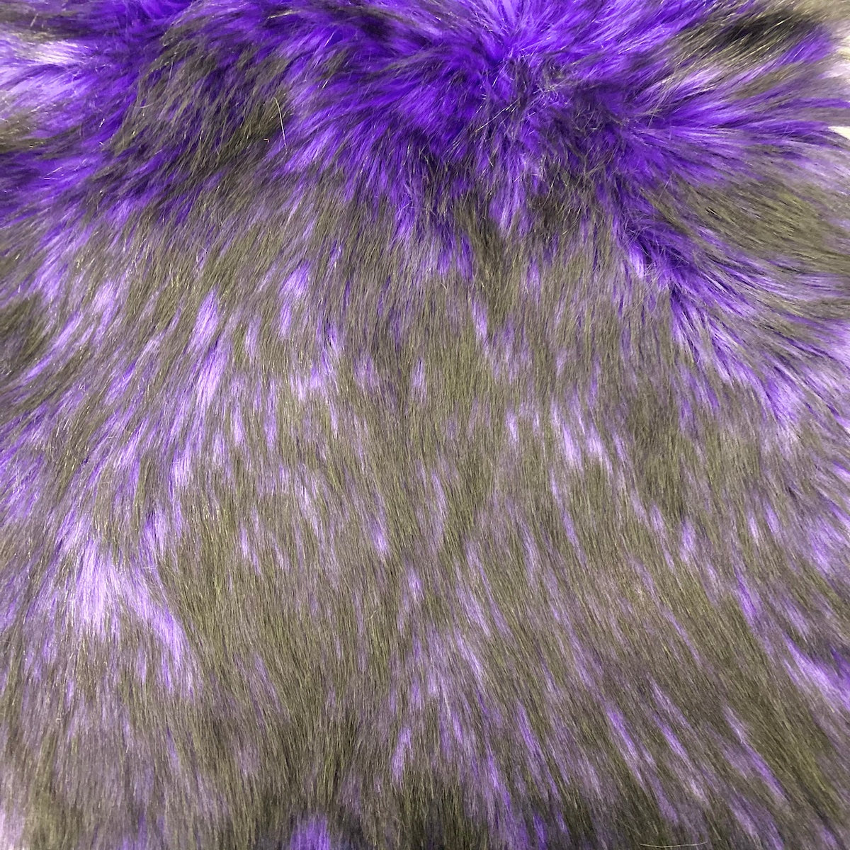 Husky Print Long Pile Shaggy Faux Fur Fabric - Prismatic Fiber Arts