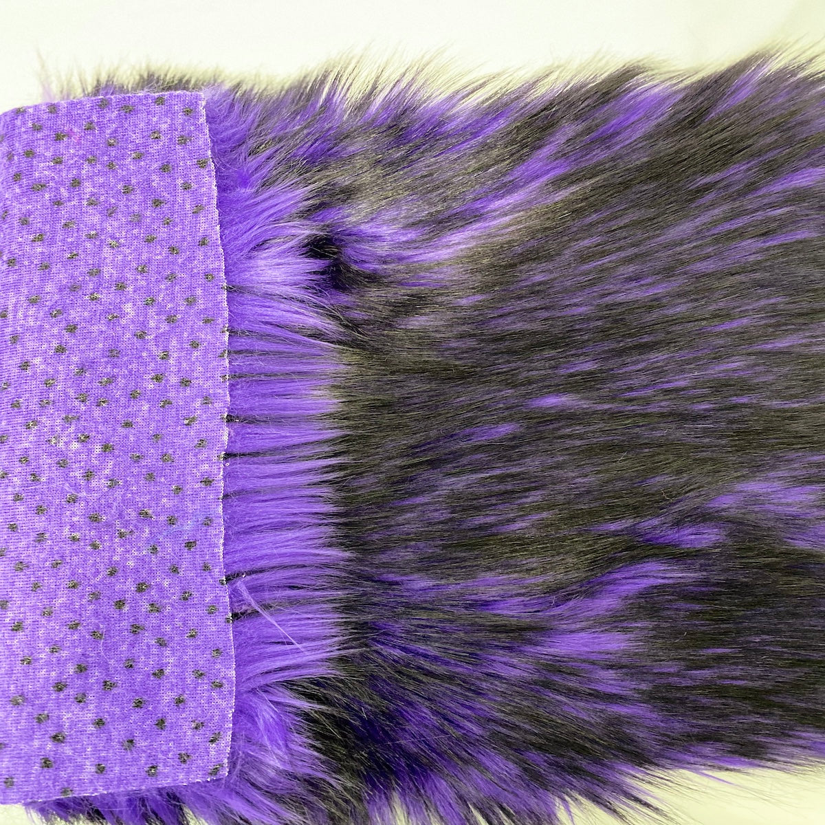 Husky Print Long Pile Shaggy Faux Fur Fabric - Prismatic Fiber Arts
