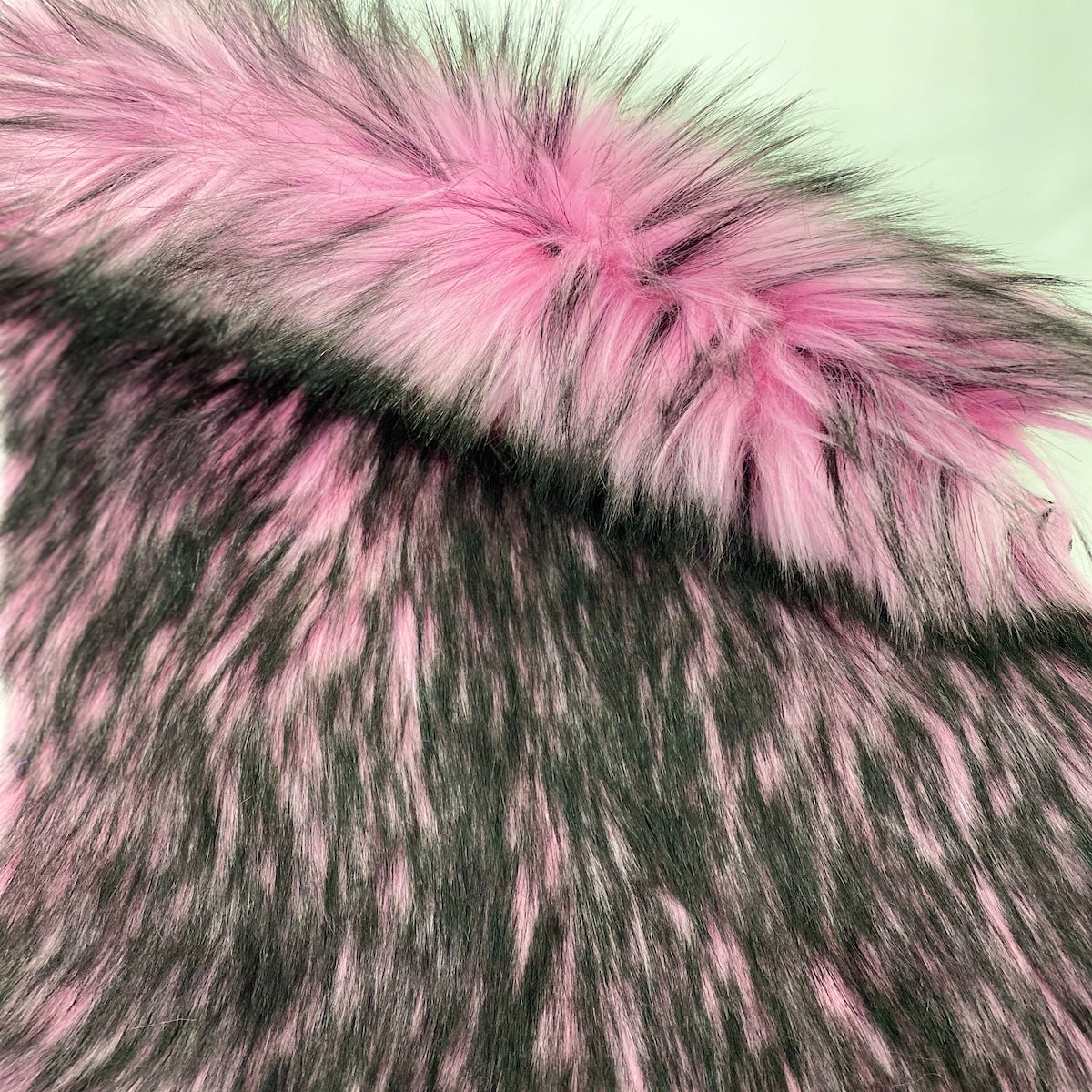 Husky Print Long Pile Shaggy Faux Fur Fabric - Prismatic Fiber Arts