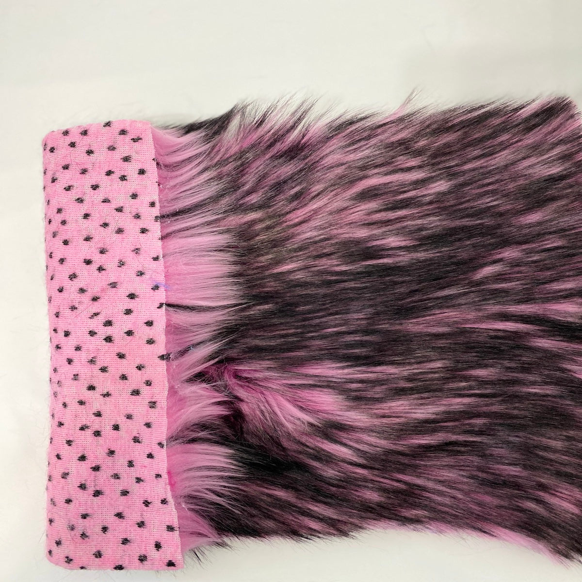 Husky Print Long Pile Shaggy Faux Fur Fabric - Prismatic Fiber Arts