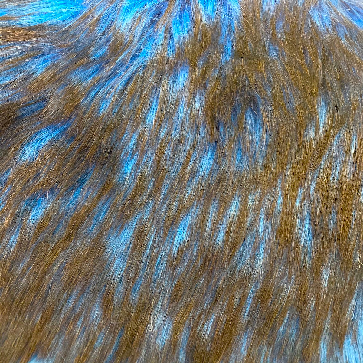 Husky Print Long Pile Shaggy Faux Fur Fabric - Prismatic Fiber Arts