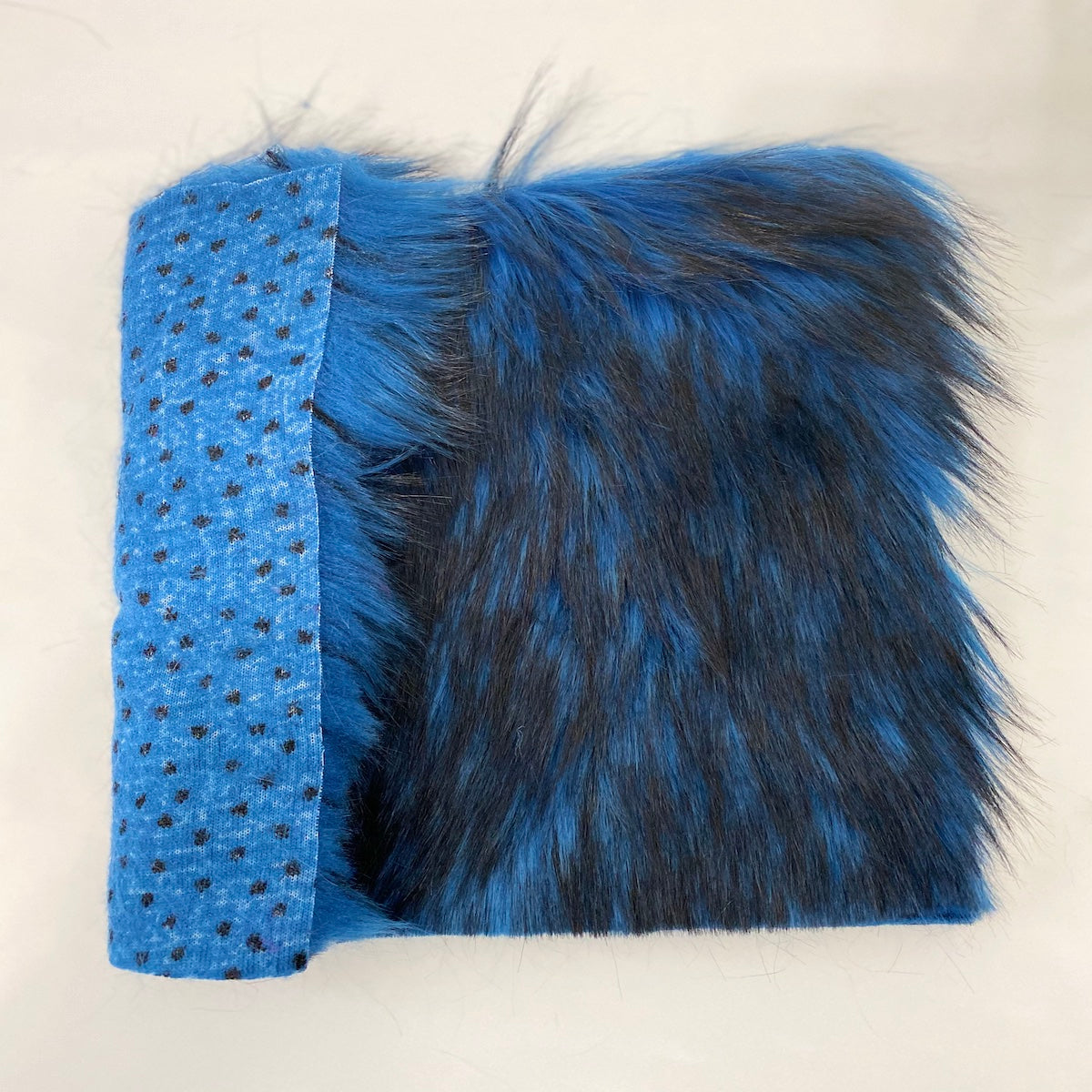 Husky Print Long Pile Shaggy Faux Fur Fabric - Prismatic Fiber Arts