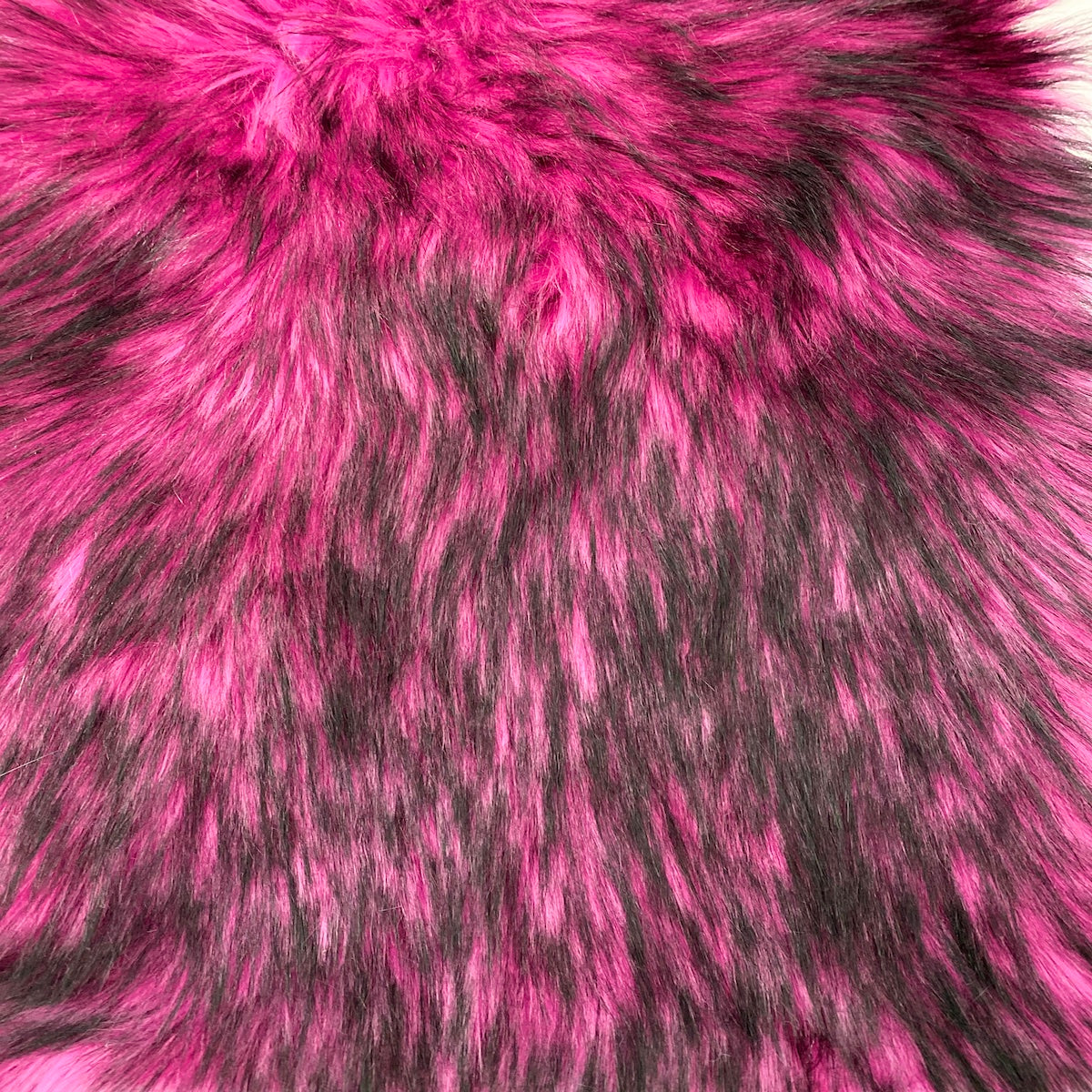 Husky Print Long Pile Shaggy Faux Fur Fabric - Prismatic Fiber Arts