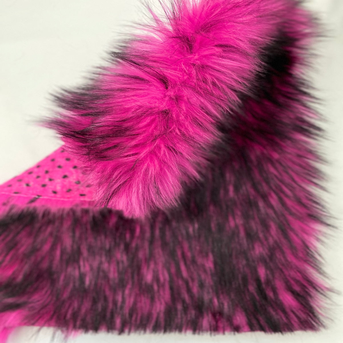 Husky Print Long Pile Shaggy Faux Fur Fabric - Prismatic Fiber Arts