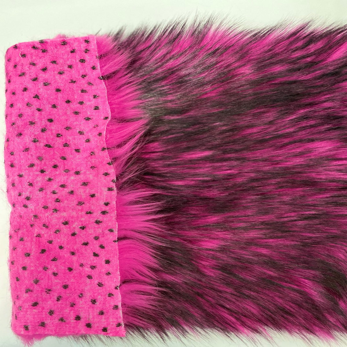 Husky Print Long Pile Shaggy Faux Fur Fabric - Prismatic Fiber Arts