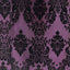 Damask Flocked Taffeta Fabric - Prismatic Fiber Arts