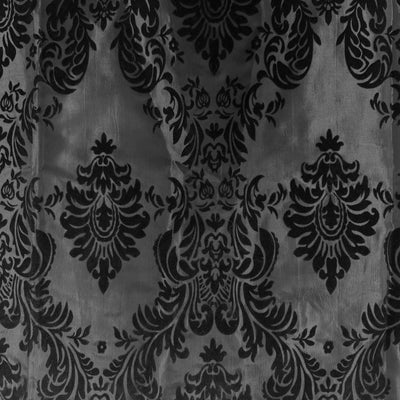 Damask Flocked Taffeta Fabric - Prismatic Fiber Arts