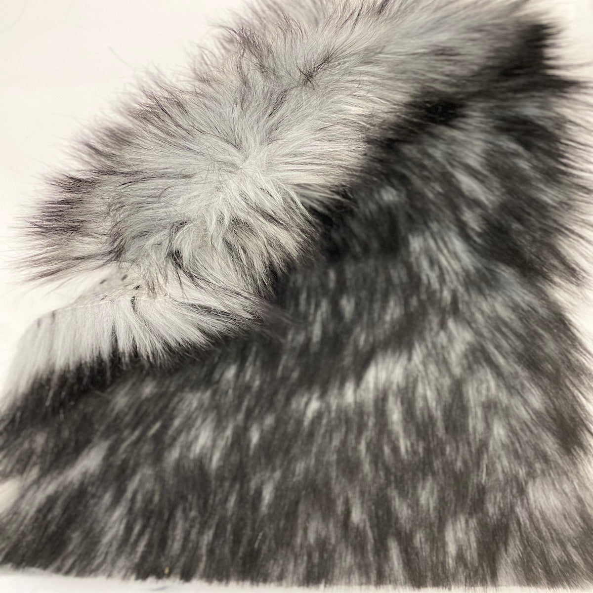 Husky Print Long Pile Shaggy Faux Fur Fabric - Prismatic Fiber Arts