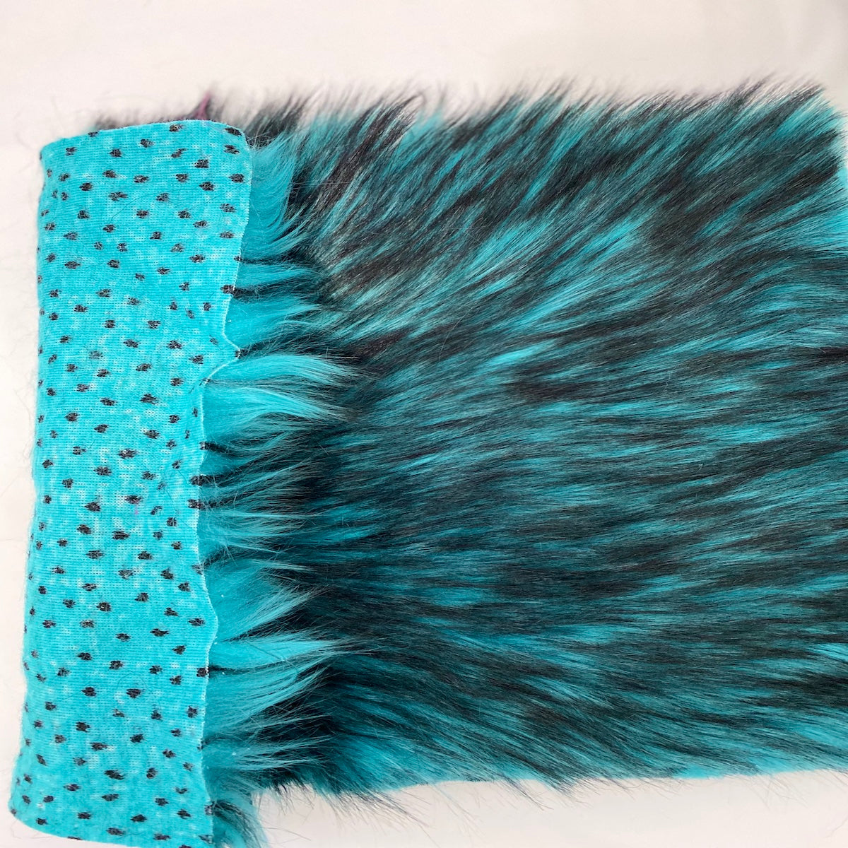 Husky Print Long Pile Shaggy Faux Fur Fabric - Prismatic Fiber Arts