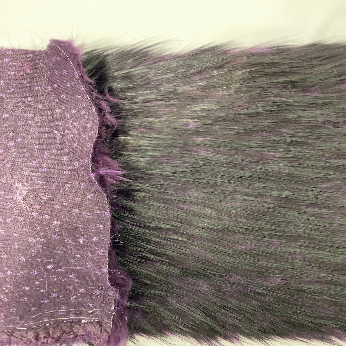 Husky Print Long Pile Shaggy Faux Fur Fabric - Prismatic Fiber Arts