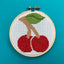 Cherries by Mary Engelbreit Counted Cross Stitch DIY KIT - Prismatic Fiber Arts