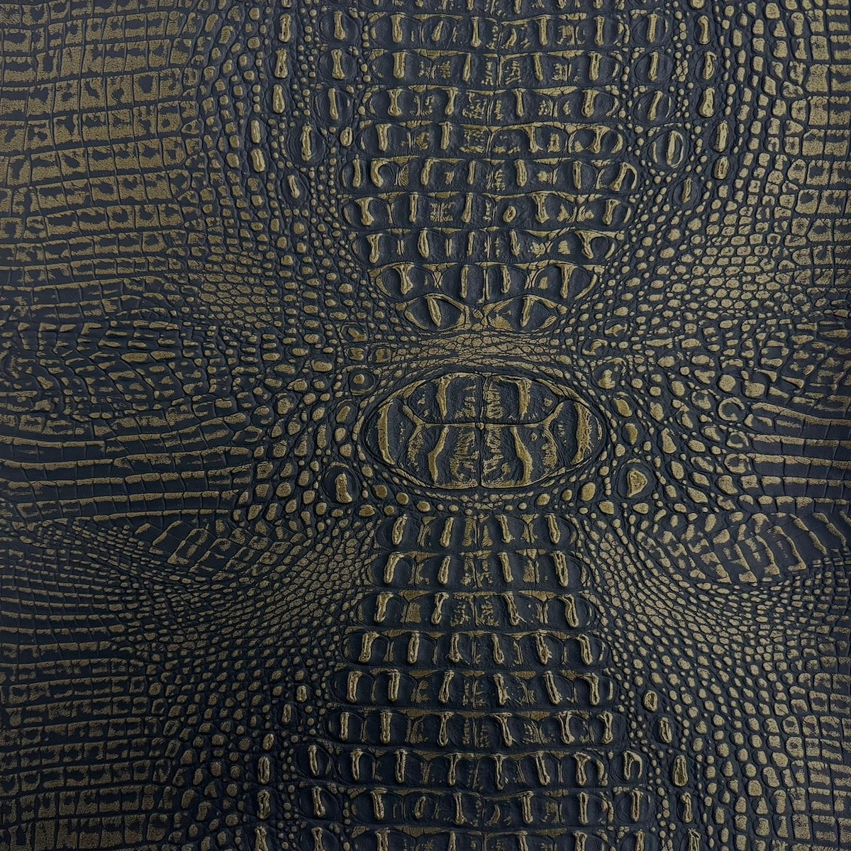 Mugger Two Tone Gator Faux Leather Vinyl Fabric - Prismatic Fiber Arts