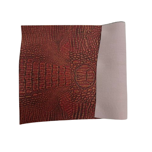 Mugger Two Tone Gator Faux Leather Vinyl Fabric - Prismatic Fiber Arts