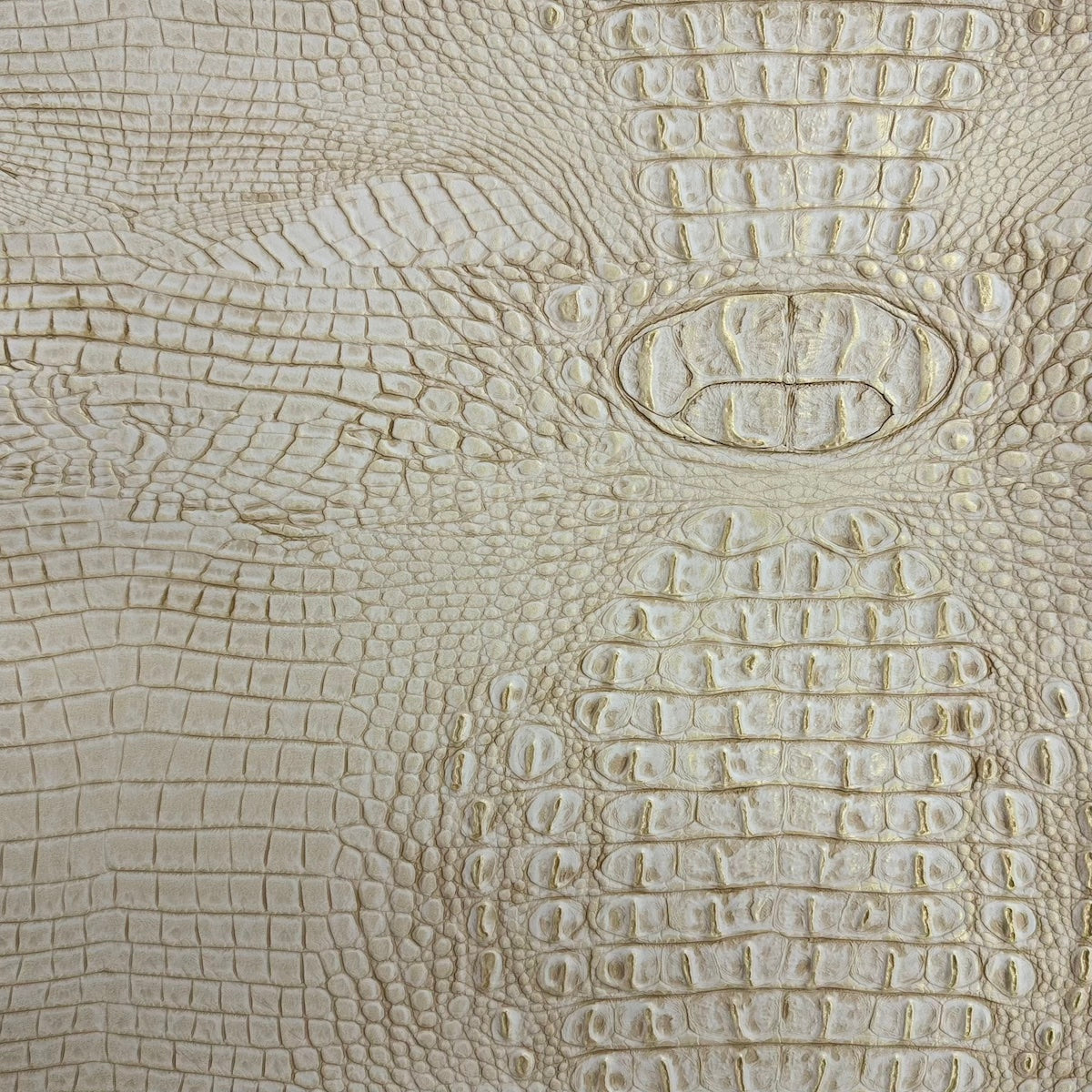 Mugger Two Tone Gator Faux Leather Vinyl Fabric - Prismatic Fiber Arts