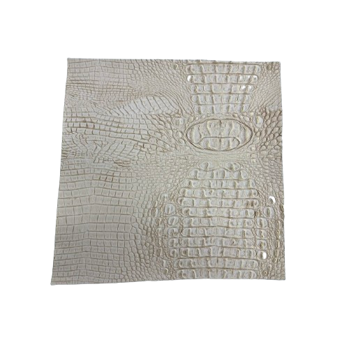 Mugger Two Tone Gator Faux Leather Vinyl Fabric - Prismatic Fiber Arts