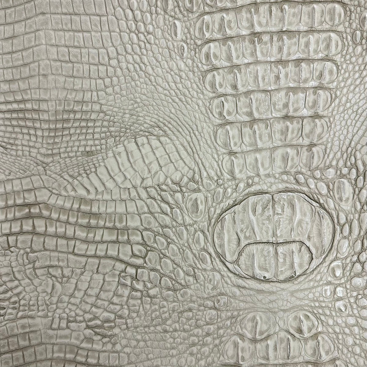 Mugger Two Tone Gator Faux Leather Vinyl Fabric - Prismatic Fiber Arts