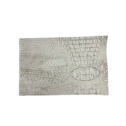 Mugger Two Tone Gator Faux Leather Vinyl Fabric - Prismatic Fiber Arts