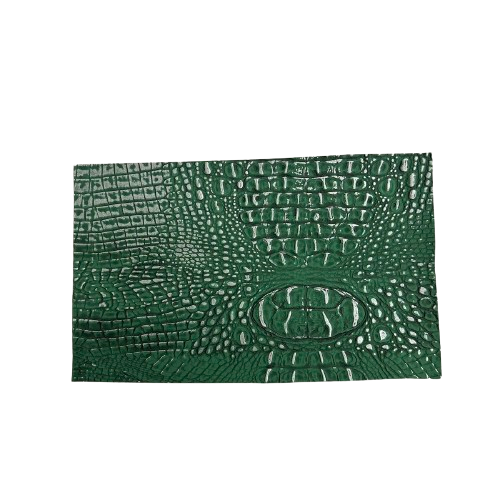 Mugger Two Tone Gator Faux Leather Vinyl Fabric - Prismatic Fiber Arts