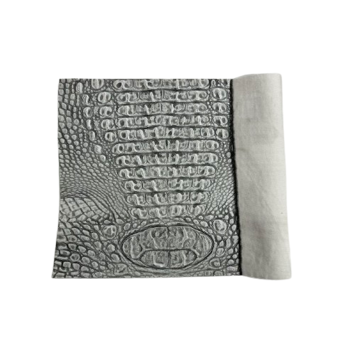 Mugger Two Tone Gator Faux Leather Vinyl Fabric - Prismatic Fiber Arts
