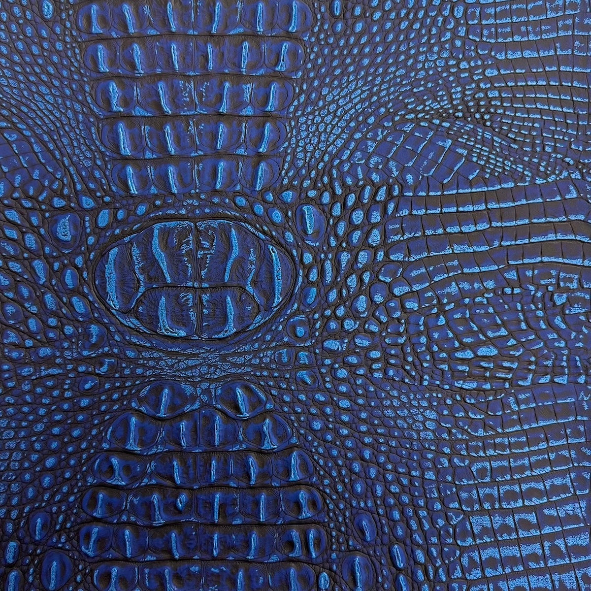 Mugger Two Tone Gator Faux Leather Vinyl Fabric - Prismatic Fiber Arts