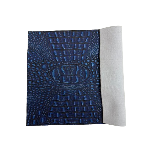 Mugger Two Tone Gator Faux Leather Vinyl Fabric - Prismatic Fiber Arts