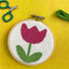 Tulip by Mary Engelbreit Counted Cross Stitch DIY KIT - Prismatic Fiber Arts