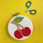 Cherries by Mary Engelbreit Counted Cross Stitch DIY KIT - Prismatic Fiber Arts