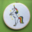 Unicorn Colorful Counted Cross Stitch DIY Kit - Prismatic Fiber Arts