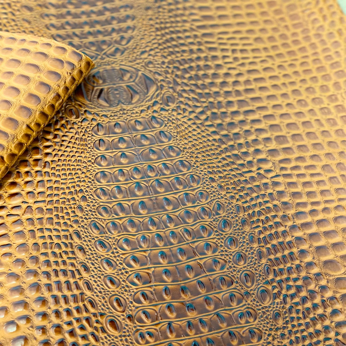 Aussie 3D Embossed Gator Vinyl Fabric - Prismatic Fiber Arts