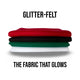 Glitter Felt Fabric By The Yard | Find the Perfect Shimmer for Any Project | 60" Wide - Prismatic Fiber Arts