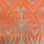 Catina Damask Stretch Sequins Fabric - Prismatic Fiber Arts