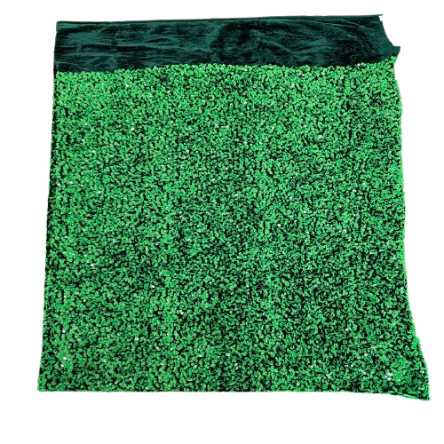 Sequins Embroidered Stretch Velvet Rodeo Fabric - Prismatic Fiber Arts