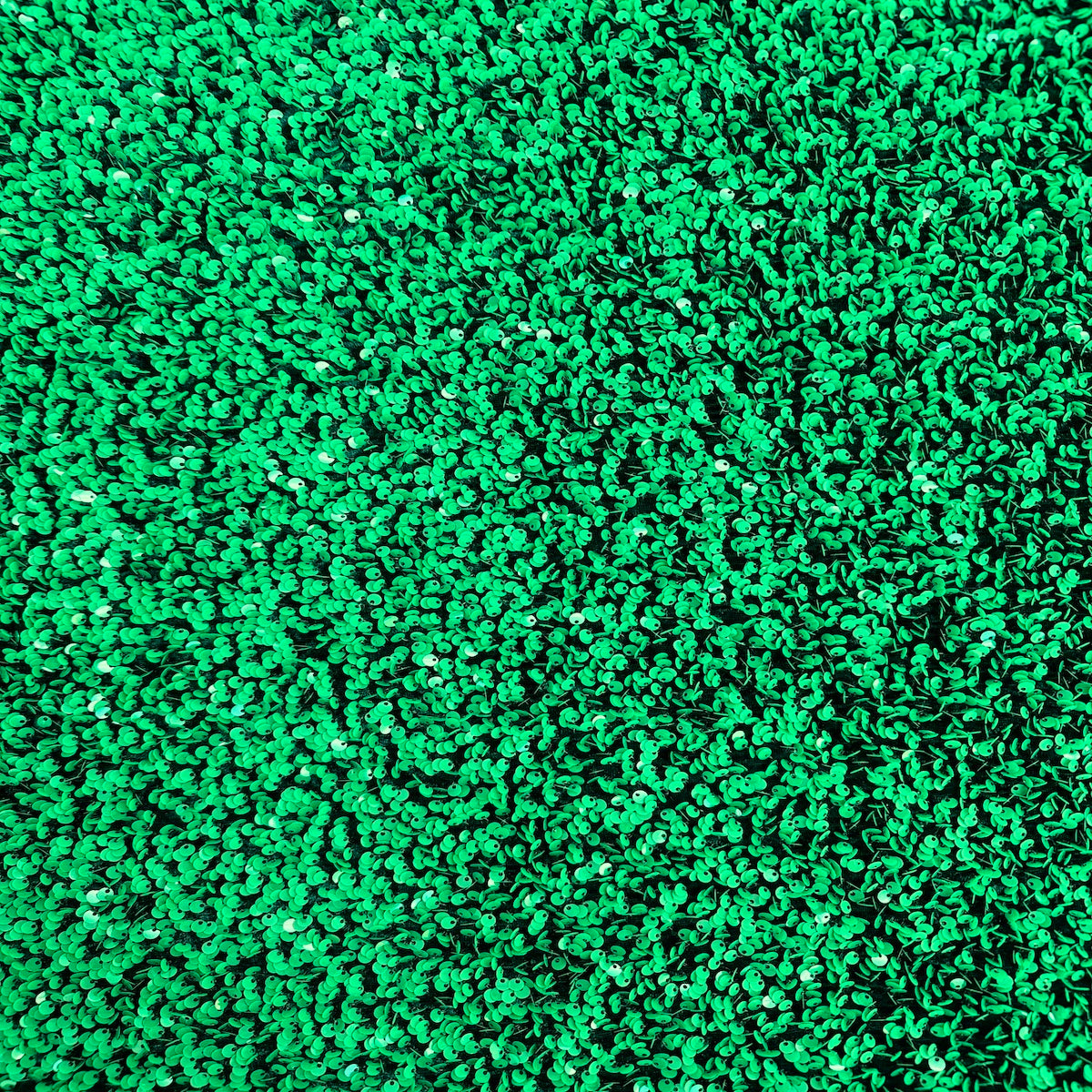 Sequins Embroidered Stretch Velvet Rodeo Fabric - Prismatic Fiber Arts