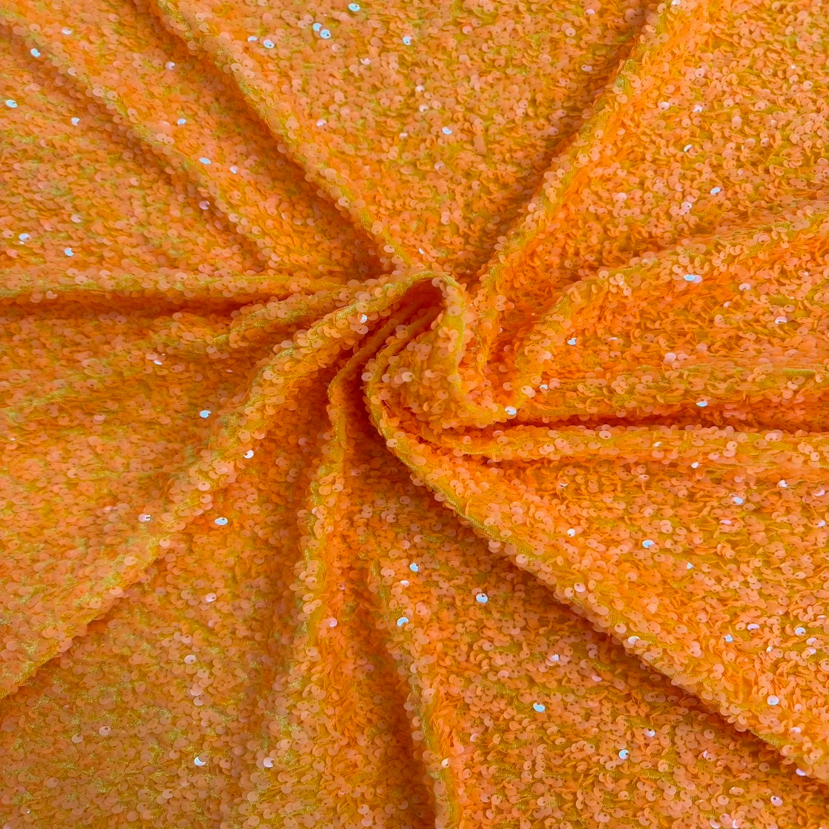 Sequins Embroidered Stretch Velvet Rodeo Fabric - Prismatic Fiber Arts