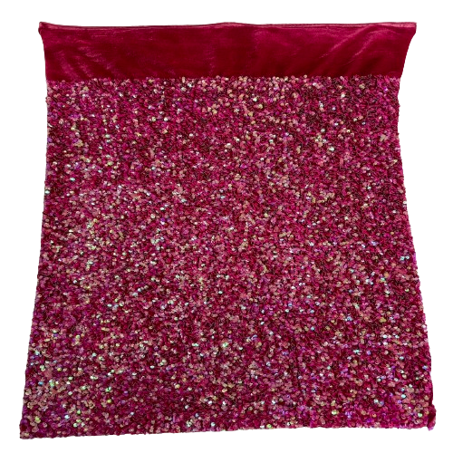 Sequins Embroidered Stretch Velvet Rodeo Fabric - Prismatic Fiber Arts