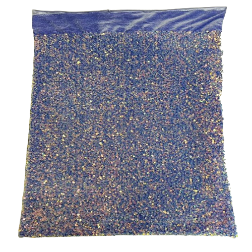Sequins Embroidered Stretch Velvet Rodeo Fabric - Prismatic Fiber Arts