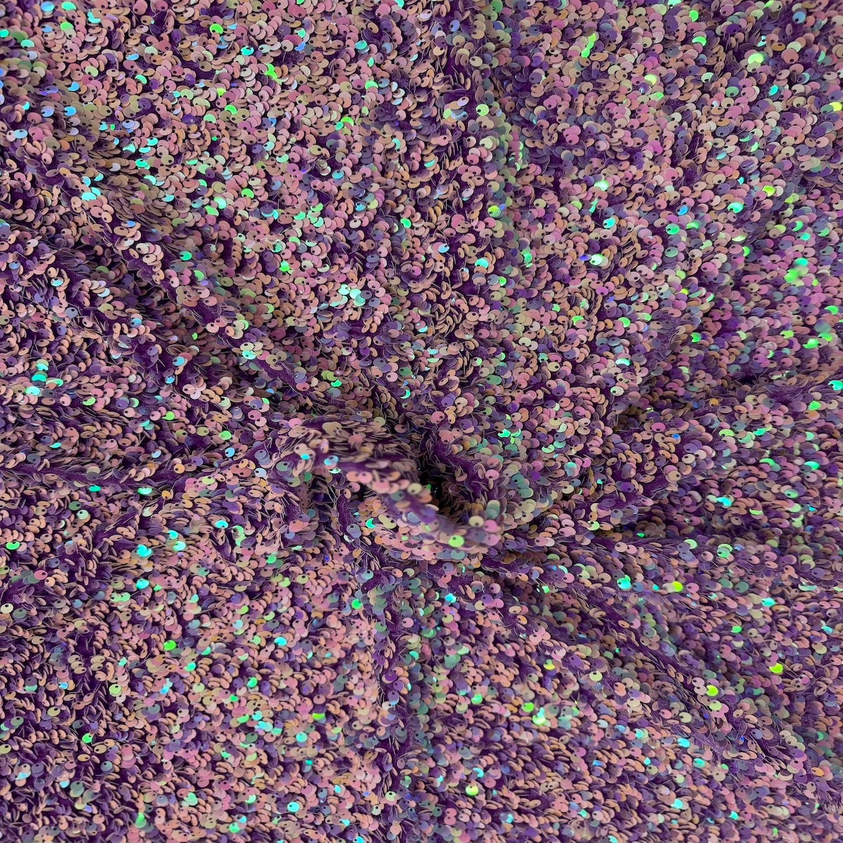 Sequins Embroidered Stretch Velvet Rodeo Fabric - Prismatic Fiber Arts