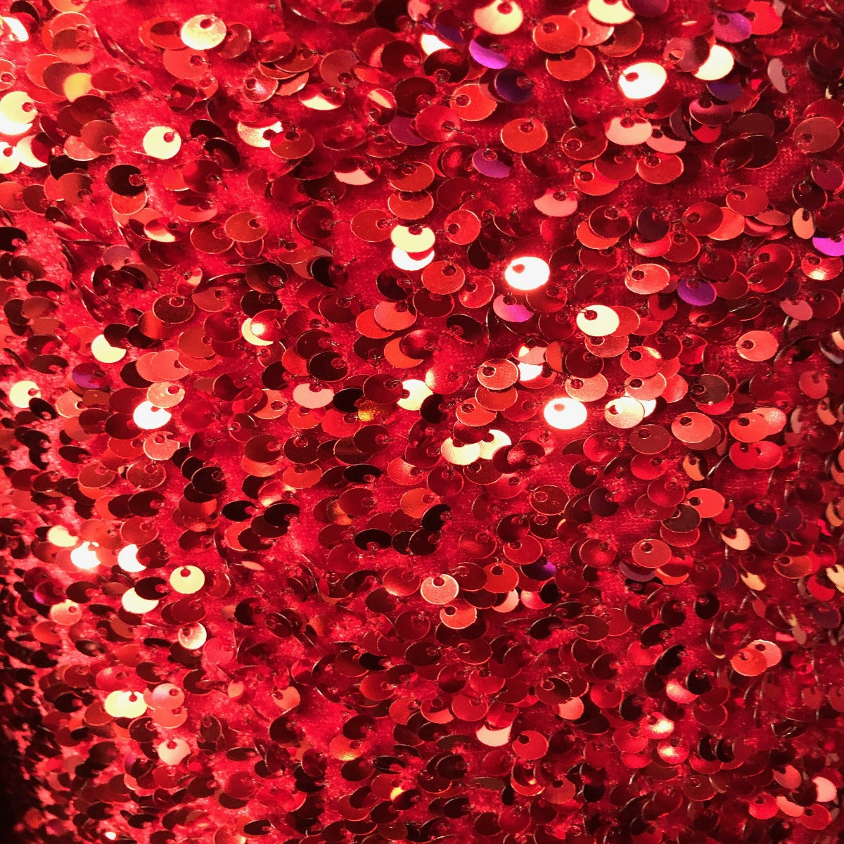 Sequins Embroidered Stretch Velvet Rodeo Fabric - Prismatic Fiber Arts
