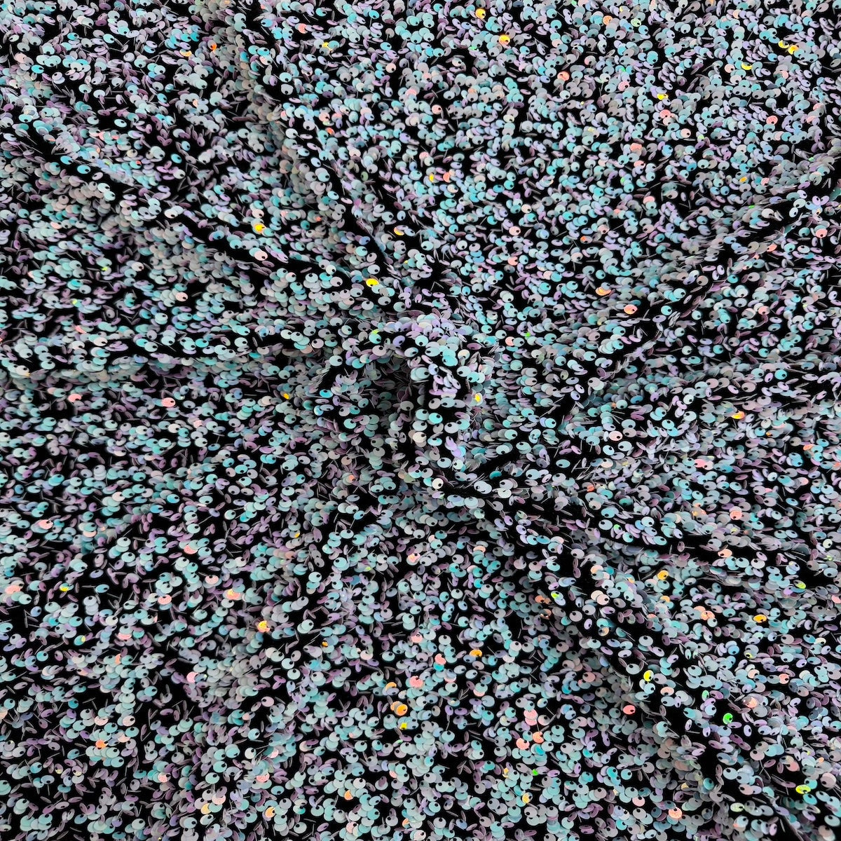 Sequins Embroidered Stretch Velvet Rodeo Fabric - Prismatic Fiber Arts