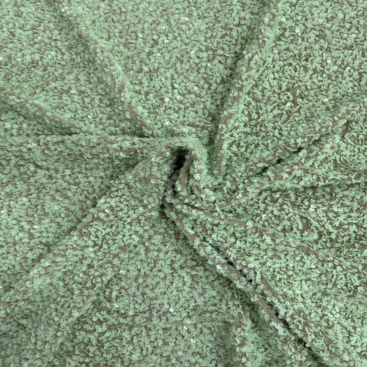 Sequins Embroidered Stretch Velvet Rodeo Fabric - Prismatic Fiber Arts