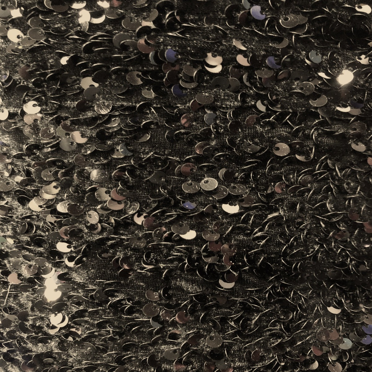 Sequins Embroidered Stretch Velvet Rodeo Fabric - Prismatic Fiber Arts