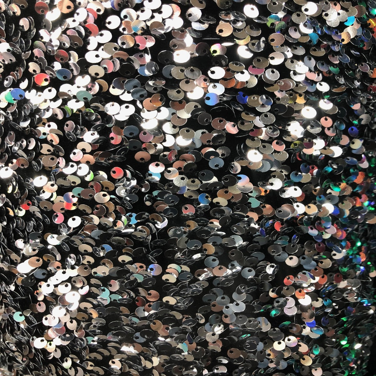 Sequins Embroidered Stretch Velvet Rodeo Fabric - Prismatic Fiber Arts