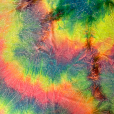 Tie Dye Stretch Velvet Fabric - Prismatic Fiber Arts