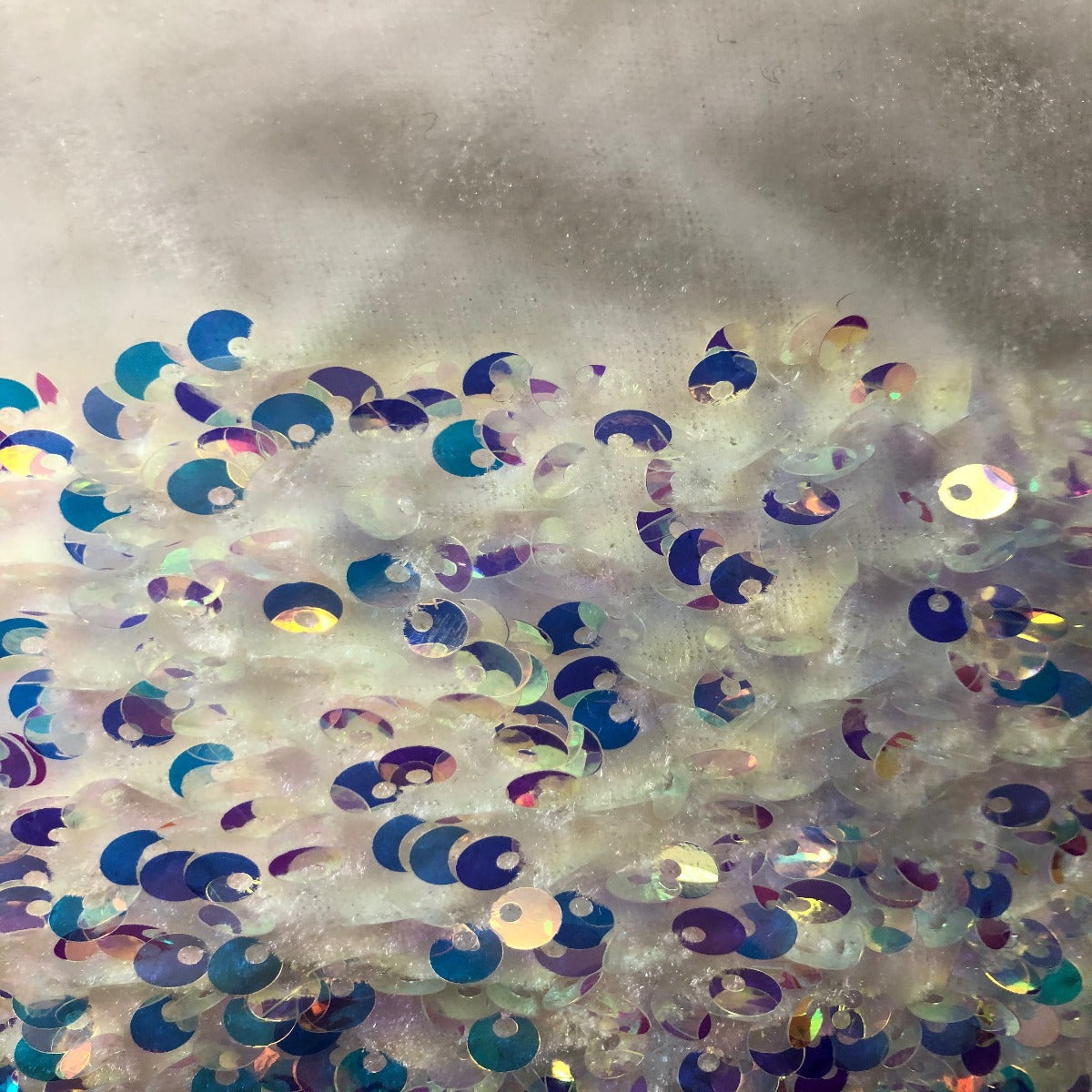 Sequins Embroidered Stretch Velvet Rodeo Fabric - Prismatic Fiber Arts