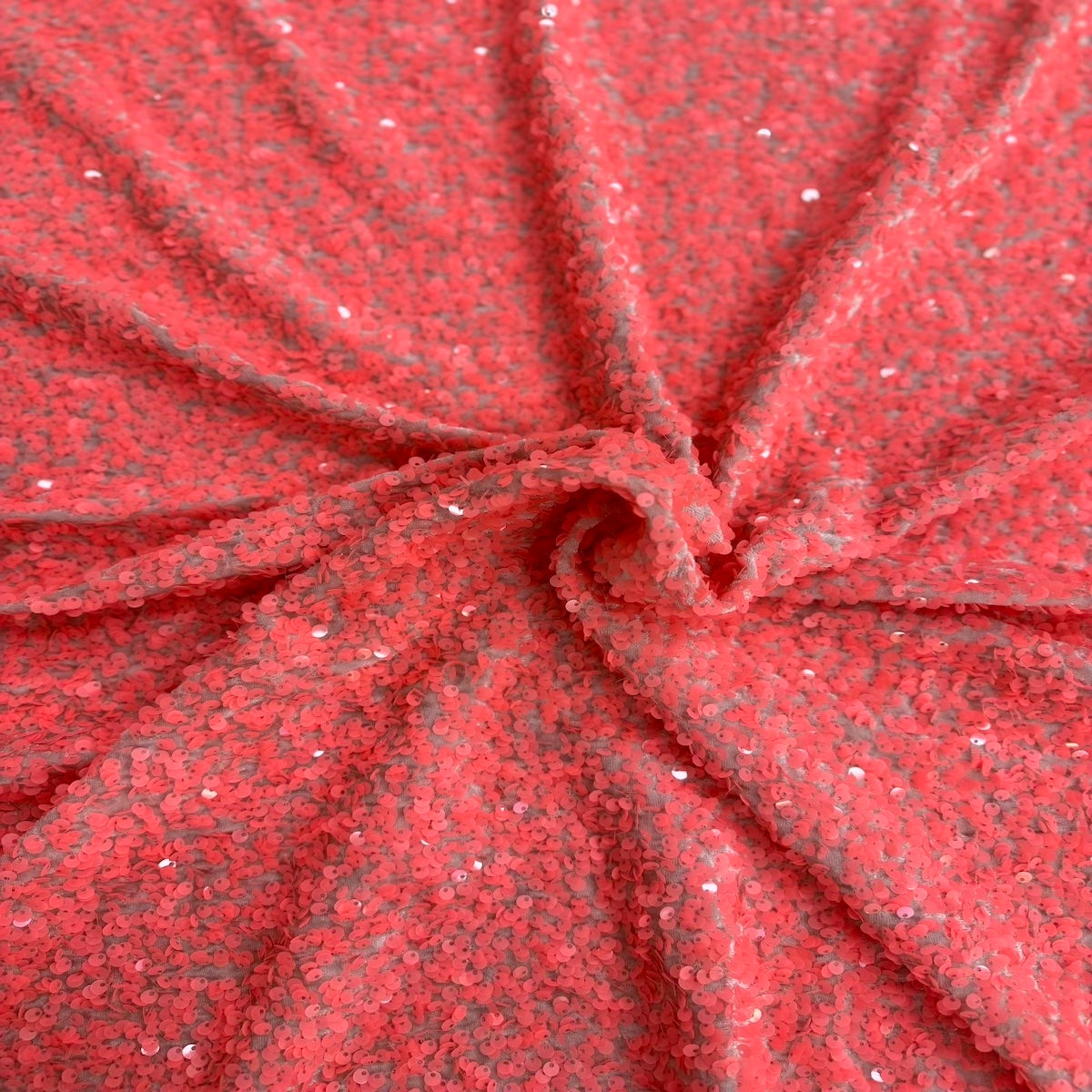 Sequins Embroidered Stretch Velvet Rodeo Fabric - Prismatic Fiber Arts